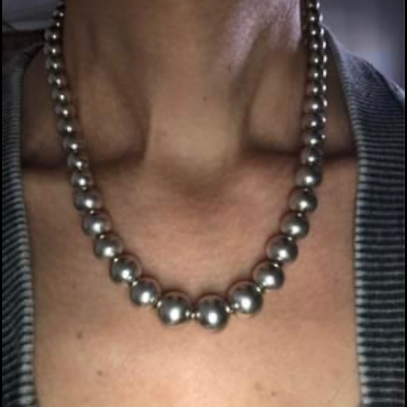 Tiffany & Co Graduated ball necklace